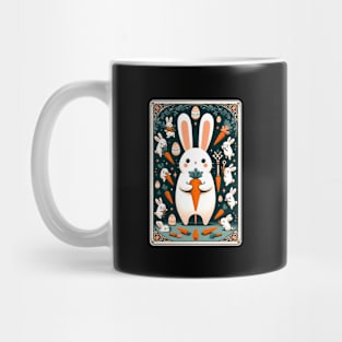 Carrot Tarot Easter Bunny Magic for Spring Celebration Mug